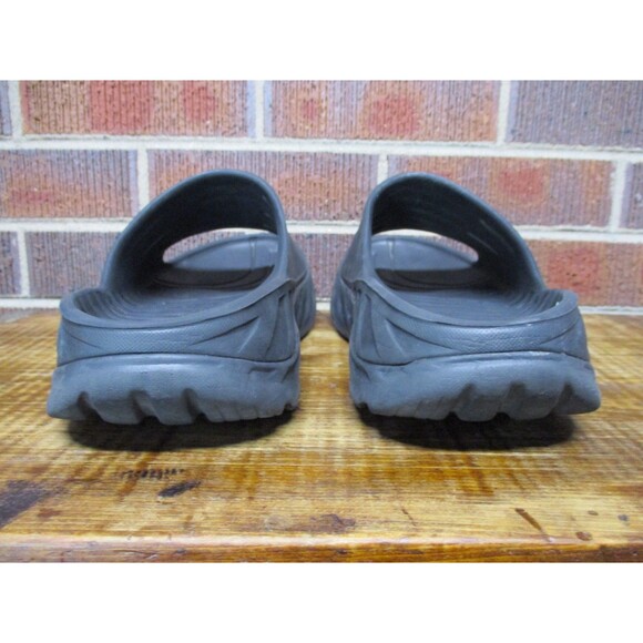 Hoka One One Mens Ora Recovery Slide Sandals Black Sport Shoes Size 10 main image 6